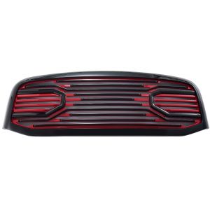 GBK 06-08 Dodge Ram1500 Front Grille W/ High-Gloss Frame and Red Bright Base 
